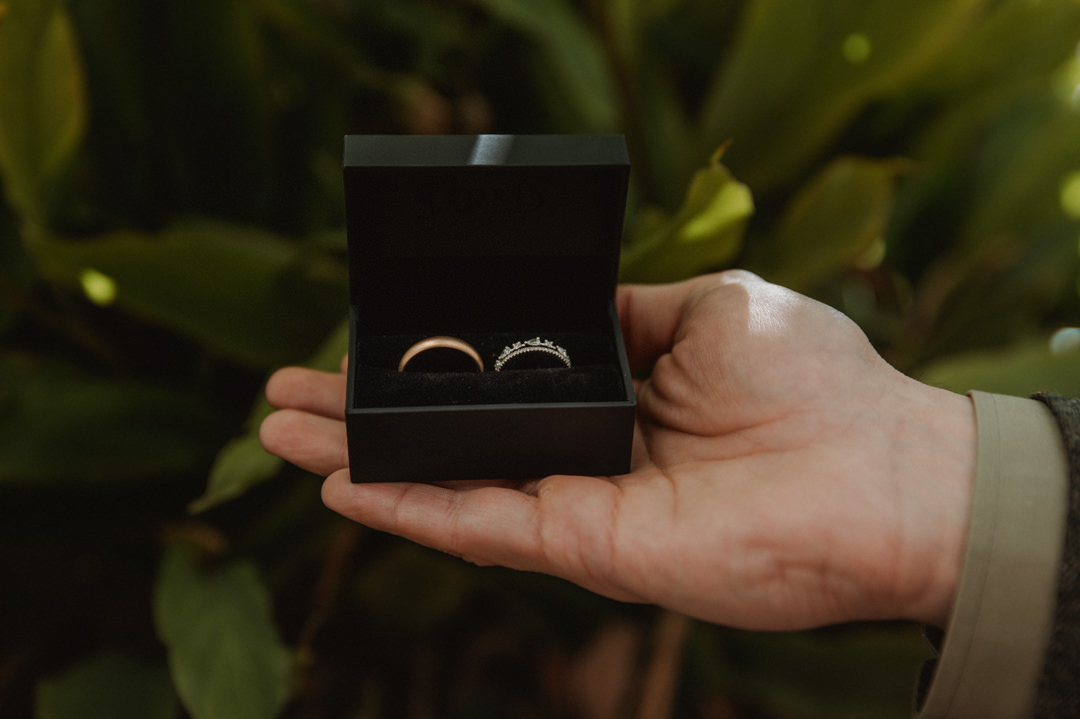 marimurtra elopement - rings 