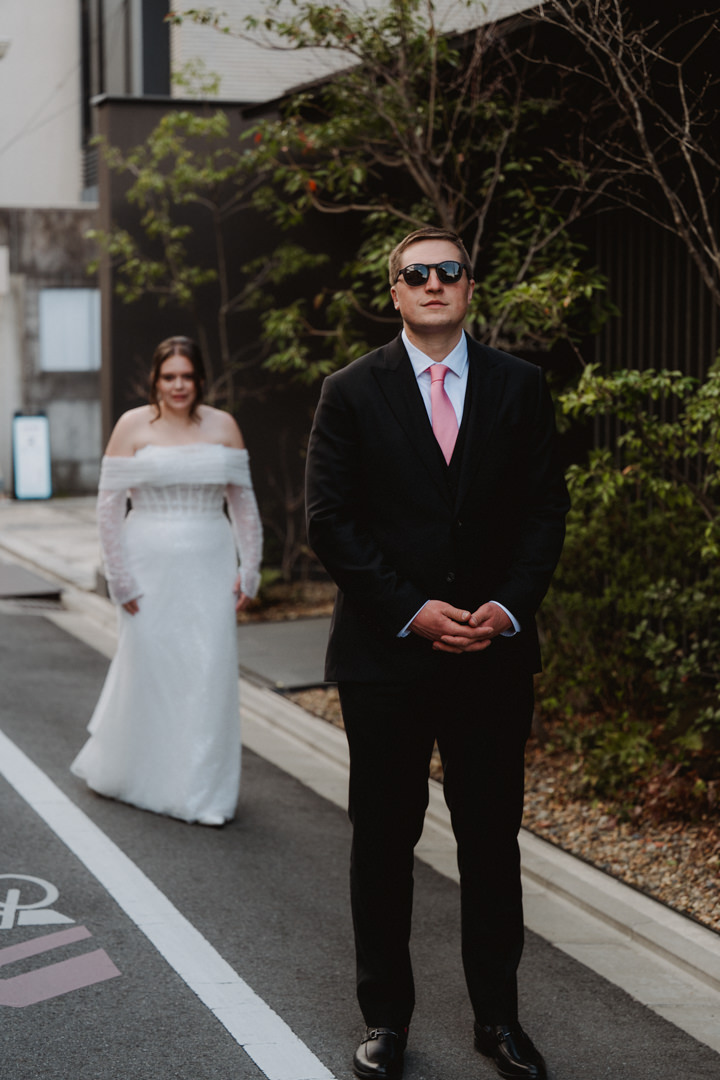 The first look at their accommodation, Kyoto Garden Elopement